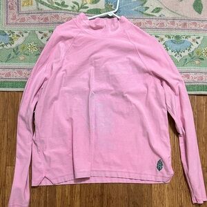 FP Movement Pink Long Sleeve Mockneck Top